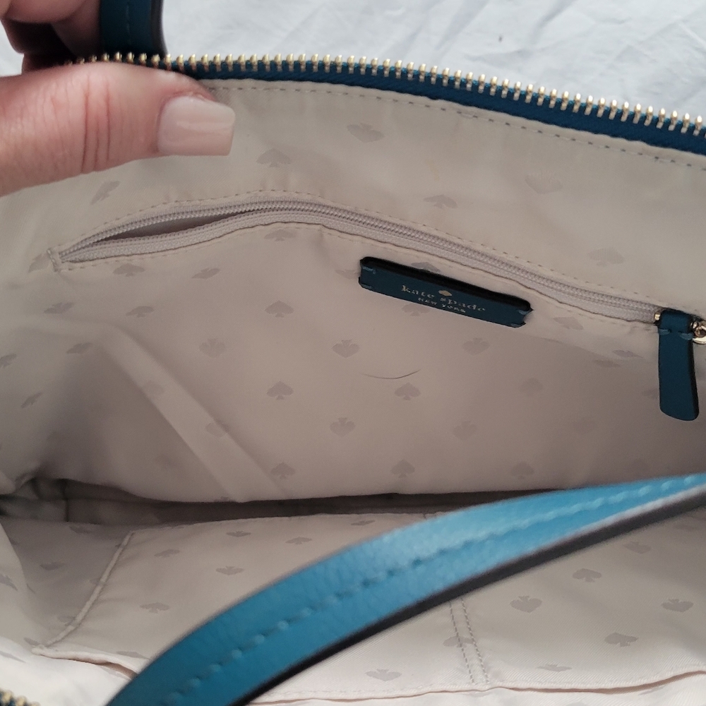 Kate Spade Teal Blue Nylon Tote - Picture 6 of 6